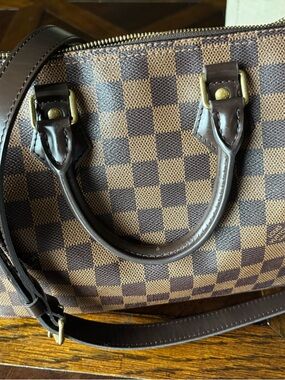 Louis Vuitton Brown Damier Ebene Crossbody Bag